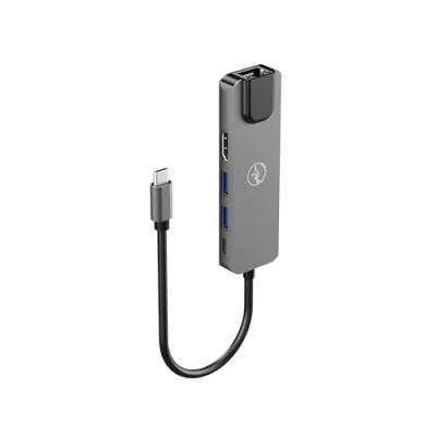 Image de Accessoire informatique Mobility Lab DOCK 5 en 1 USB C 100W 2xUSB 3.0 HDMI et RJ45