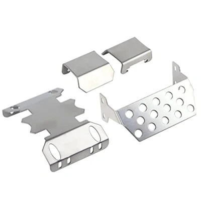 Image de INJORA RC Plaque de Protection Set, Chassis Armor Protector Plate pour 1/10 Crawler Axial SCX10 II 90046 90047 90059 90060