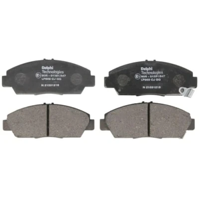 Image de DELPHI LP869 Jeu de plaquettes frein avec indicateur d&#039;usure sans tôle anti bruit accessoires HONDA: PRELUDE V, 4, ACCORD 5