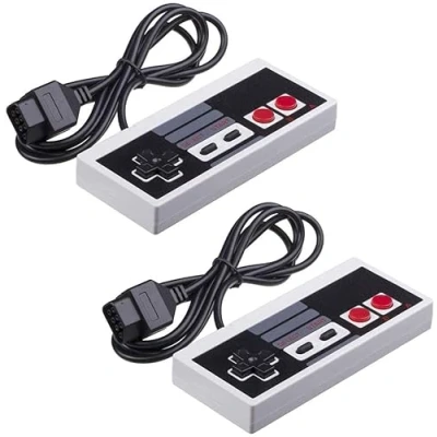 Image de Link e : 2 X Manette de Jeu Compatible avec la Console Nintendo NES Originale