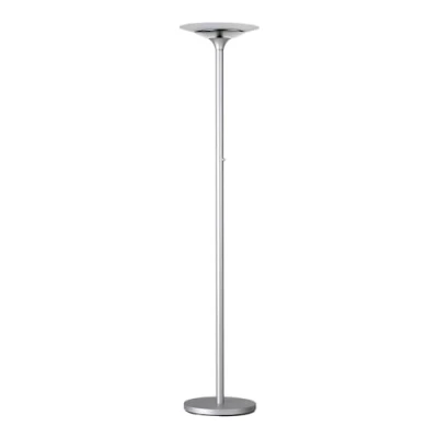 Image de Unilux Variaglass Lampadaire LED 25W 3000 Lumens à Variation d&#039;intensité Lumineuse 180 x 34 cm Gris métal