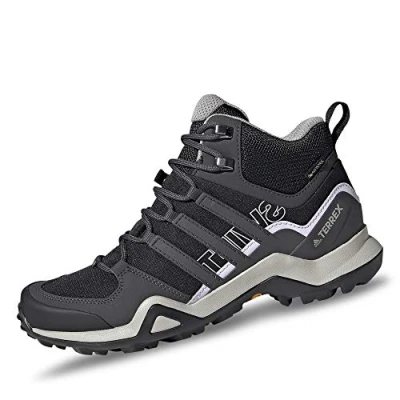 Image de adidas Performance Terrex Swift R2 MID Goretex Chaussures de marche, Femme, Taille: 37 1/3, Black Matière synthétique / textile
