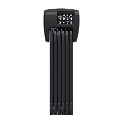 Image de ABUS Antivol pliable Bordo 6000C avec support de serrure SH à combinaison en acier trempé code 4 chiffres niveau sécurité 10 longueur 90 cm