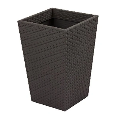 Image de KETER Petit Pot de Fleurs carré Gris Graphite 24 l