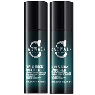 Image de Catwalk by Tigi Curls Rock Amplifier Crème pour cheveux bouclés, 150 ml, lot de 2