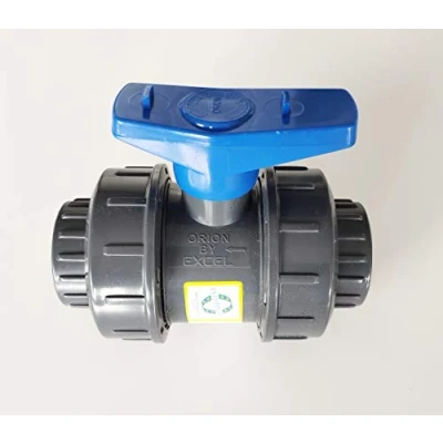 Image de Vanne modèle 2020 Interplast 32mm à coller double union démontable 3,2cm / 32 mm PN16 PVC PRESSION