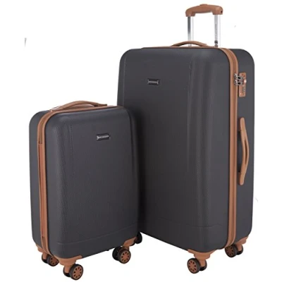 Image de HAUPTSTADTKOFFER Wannsee Set de 2 Valise Bagages Rigide, (S, L), TSA, Noir