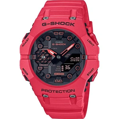 Image de G SHOCK Bluetooth Unisex Montre à aiguilles, Taille: One Size, Red