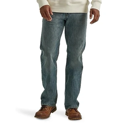 Image de Wrangler Men&#039;s Authentics Premium Relaxed Boot Cut Jean, Tinted Mid Shade, 31W x 30L