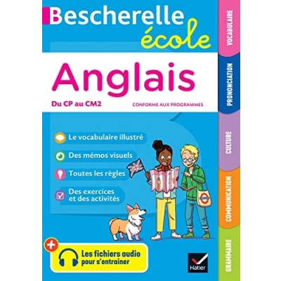 Image de Bescherelle école Anglais (CP, CE1, CE2, CM1, CM2) tout le programme d&#039;anglais à l&#039;école primaire (Broché)