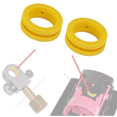 Image de Lot de 2 joints rechange pour bouteille cylindrique C02 Quick Connect, roses, compatibles avec les machines à gazéifier Sodastream Duo Crystal 3.0 Gaia Art Terra et Refil Adaptateurs