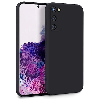Image de MyGadget Coque pour Samsung Galaxy S20 FE Case TPU Souple &amp; Soft avec Doublure Microfibre Cover Protection Extra Fine Légère Noir