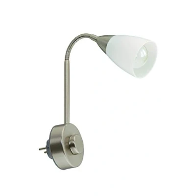 Image de Briloner Leuchten 2491 012P Lampe de lecture AGL 1 douille E14 Nickel mat