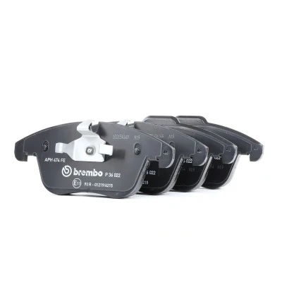 Image de BREMBO P 36 022 Jeu de plaquettes frein préparé pour indicateur d&#039;usure avec clip piston sans accessoires JAGUAR: XK Coupe, XJ Berline