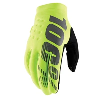 Image de BRISKER Gants Jaune Fluo/Noir Taille L
