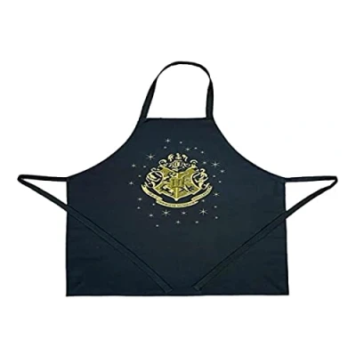 Image de Groovy Uk Tablier, Coton, Noir/Or, Taille Unique