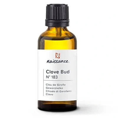 Image de Naissance Huile Essentielle De Clou Girofle (No. 183) 50ml Pure, Naturelle, Végan, Non Dilué Pour Aromathérapie, Diffuseur, Humidificateur, Mélange Massage Arôme Apaisant