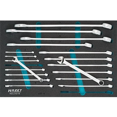 Image de Hazet 163 210/19 Jeu de Clé Combinée, Multicolore