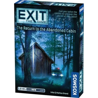 Image de Thames &amp; Kosmos EXIT : The Return to Abandoned Cabin, Escape Room Jeu de Cartes, Jeux familiaux pour soirée Jeu, société Adultes et Enfants, 1 à 4 Joueurs, partir 12 Ans