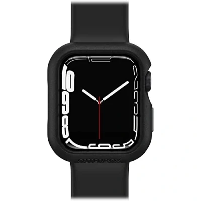 Image de OtterBox All Day Bumper pour Apple Watch Series 9/8/7 41mm, Antichoc, anti chute, élégant étui de protection Watch, protège l&#039;écran et les bords, Noir/Gris