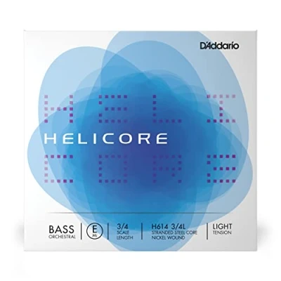 Image de D&#039;Addario Helicore H614 Orchestral Corde de Mi à tirant faible pour contrebasse 3/4