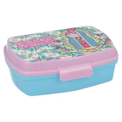 Image de ALMACENESADAN; 5463 Pack de rentrée scolaire et cadeau ; composé d&#039;une boîte à sandwich rectangulaire multicolore, produit réutilisable, sans BPA (vierge)
