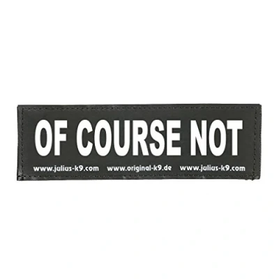 Image de Julius K9 1 Paire de Patchs interchangeables, Taille S, Noir