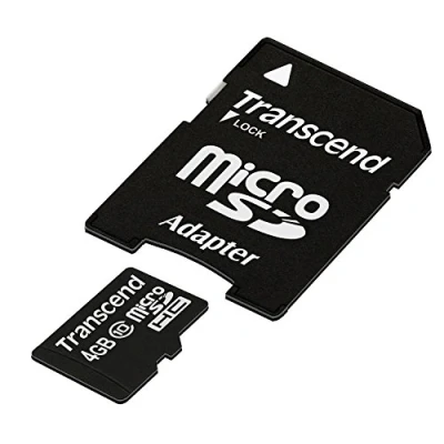 Image de Transcend TS4GUSDHC10 mémoire flash 4 Go MicroSDHC NAND Classe 10 Neuf