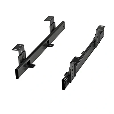 Image de JUNKER Tablette clavier KT1 30 H35 400 NF mm noire (Coulisse à sortie partielle/avec équerre de montage/Réglable en hauteur/Charge max. Kg) pour meuble bas
