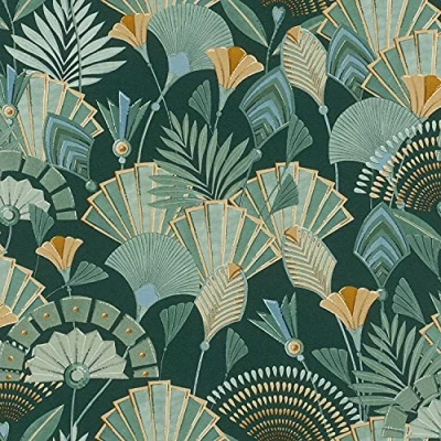 Image de Rasch Denzo 635690 Papier peint intissé Motif palmiers