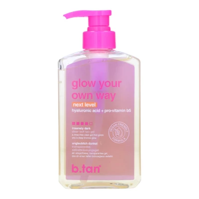 Image de B.tan Glow Your Own Way Gel autobronzant transparent de niveau supérieur 437 ml