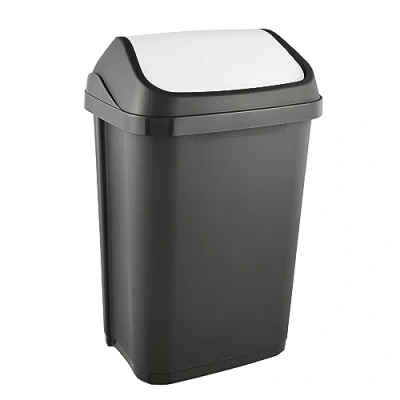 Image de keeeper Poubelle avec Couvercle Basculant, 25 L, Swantje, Gris Graphite