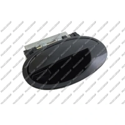 Image de PRASCO OP3508102 Poignée De Porte extérieur, arrière gauche noir lisse OPEL: Corsa C 3/5 portes, Meriva A