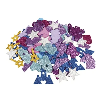 Image de Rayher 30230000 Caoutchouc mousse Fable Mix Paillettes