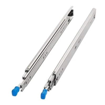 Image de 1 paire de Coulisses pour charges lourdes SOTECH KV2 100 H53 L1000 LC 1000 mm avec fonction d&#039;encliquetage Lock in/out Coulisse à sortie totale lourdes, charge maximale kg