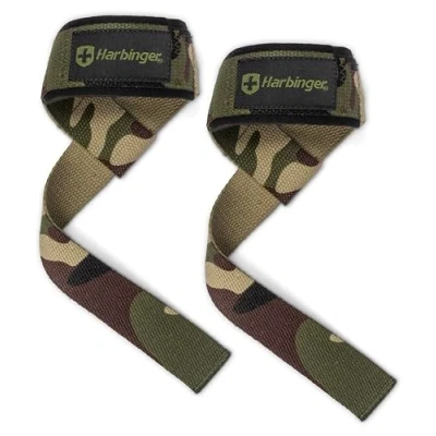 Image de Harbinger Lifting Straps Sangles de Levage en Coton Mixte, Camo, 1 Size (21.5&#039;)