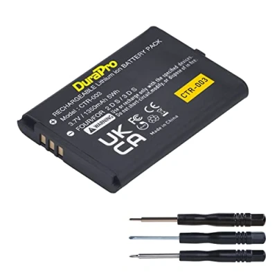Image de DuraPro CTR 003 001 Batterie pour Nintendo 2DS, 3DS, New 2DS XL, Wii U Pro 1350 mAh
