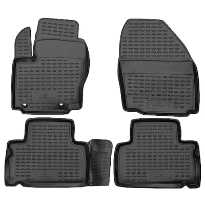 Image de WALSER XTR 75142 Ensemble de tapis sol Caoutchouc avant et arrière Sur mesure