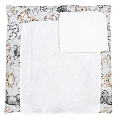 Image de TupTam Matelas à Langer avec 2 Couches en Tissu éponge ANK019, Safari, 70 x cm