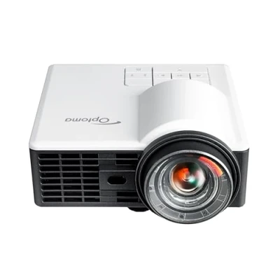 Image de Optoma ML1050STi vidéo Projecteur à focale courte 535 ANSI lumens DLP WXGA (1280x800) Compatibilité 3D Noir, Blanc Neuf