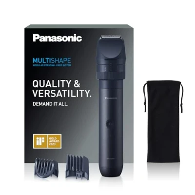 Image de Panasonic MULTISHAPE système modulaire de soins corps, cheveux et visage ER CKL1 : Kit unité principale étanche avec batterie rechargeable Li ion tête tondeuse étroite pour barbe