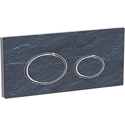 Image de Geberit Sigma 21 Plaque de Commande Chromé/Mustang Ardoise, M
