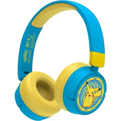 Image de Casque sans fil Pokemon Pikachu OTL Réglable avec microphone Batterie rechargeable Bluetooth 5.0