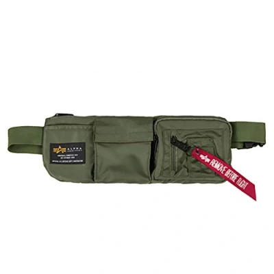 Image de Alpha Industries CREW Utility BAG Unisex Sac banane, Taille: One Size, Sage green