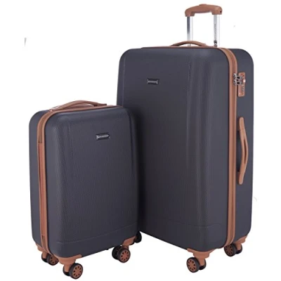 Image de HAUPTSTADTKOFFER Wannsee Set de 2 Valise Bagages Rigide, (S, L), TSA, Bleu foncé