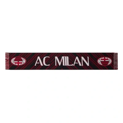 Image de AC Milan Sciarpa Ufficiale Écharpe Jacquard Officielle, Rouge/Noir, Taille Unique Mixte