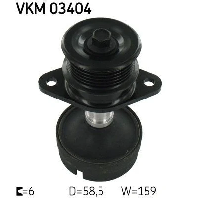 Image de SKF VKM 03404 Poulie d&#039;Alternateur 31,3 FORD: Focus Mk1 Break, 3/5 portes