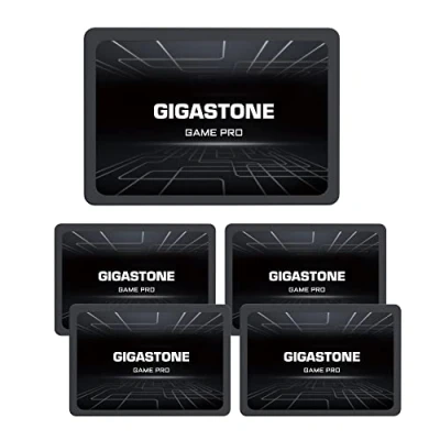 Image de Gigastone SATA SSD internes 128Go (Lot de 5) 2.5&quot; III Interface 3D NAND Disque Dur Jeu Compatible avec Ordinateurs Portables et Bureau 2.5 Pouces 510Mo/s SLC Cache