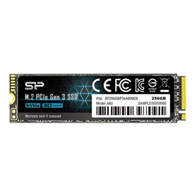 Image de Silicon Power P34A60 256 Go M.2 PCI Express NVMe SLC Neuf