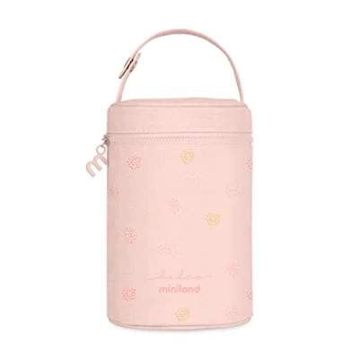 Image de Thermibag Candy 700 ml. Couvercle isotherme avec poignée pour suspendre et transporter Idéal les thermos solides Miniland. Collection Dolce.